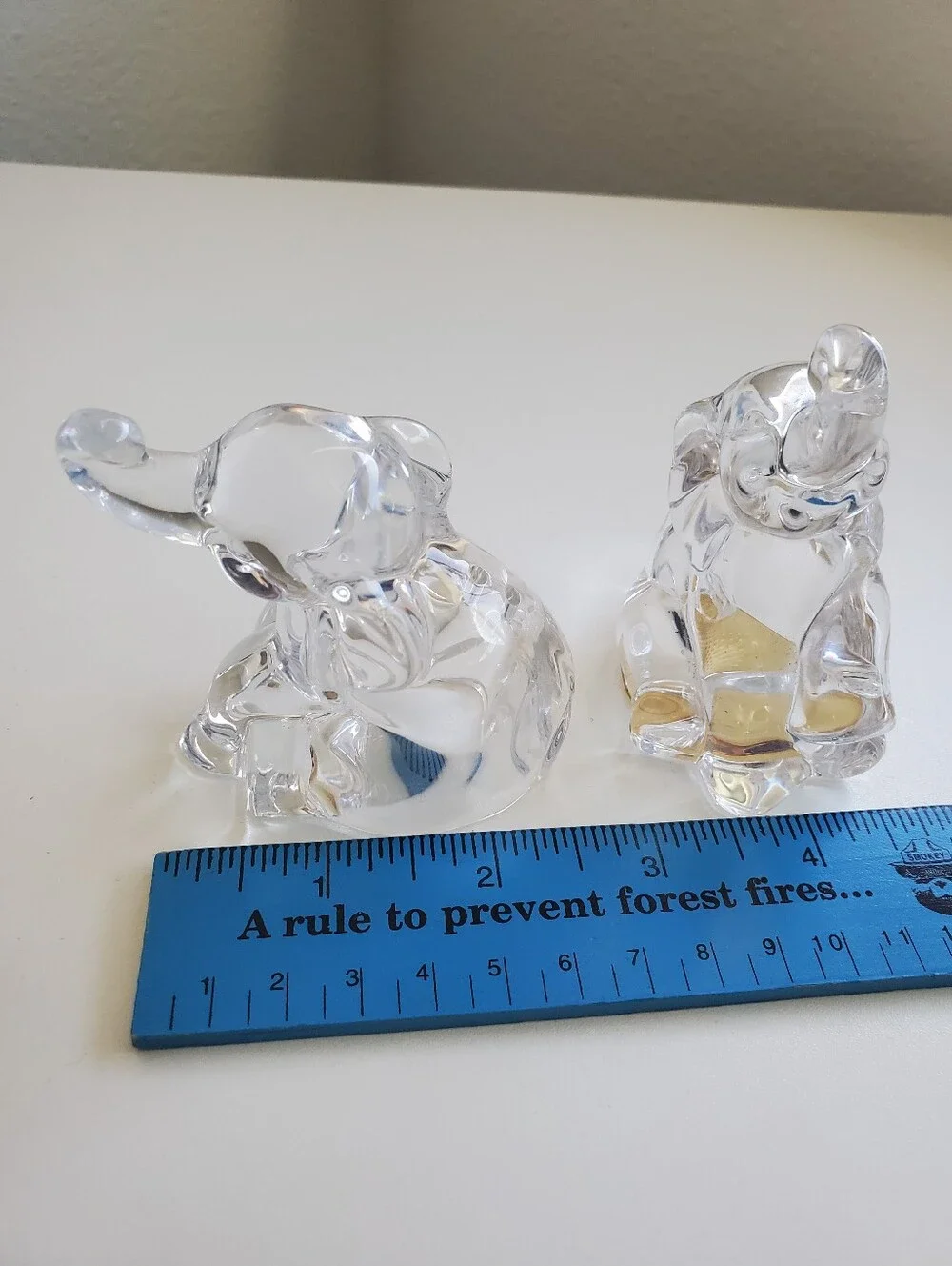 Lenox Elephant Crystal Salt & Pepper Shakers